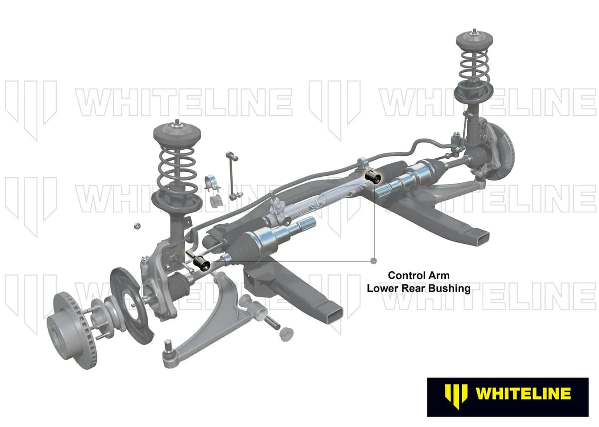 Front Lower Inner Rear Bushings Offset Caster & Anti Lift to Suit GD Subaru Impreza incl WRX/STi