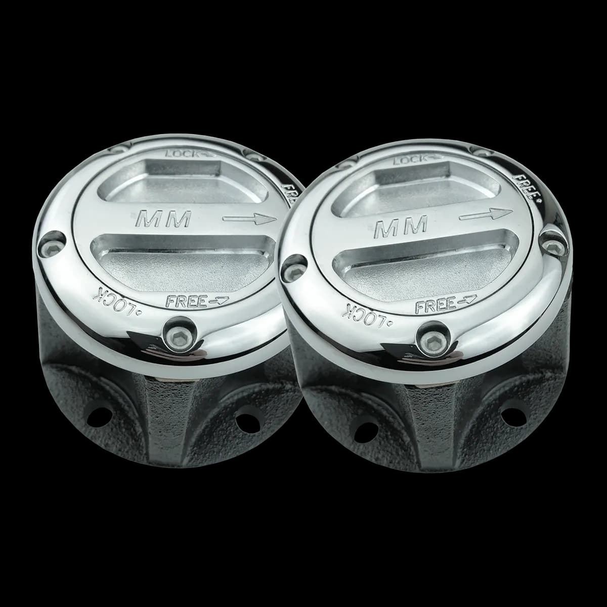 Premium Manual Locking Hubs Jeep 5 Bolt 27 Spline Mile Marker