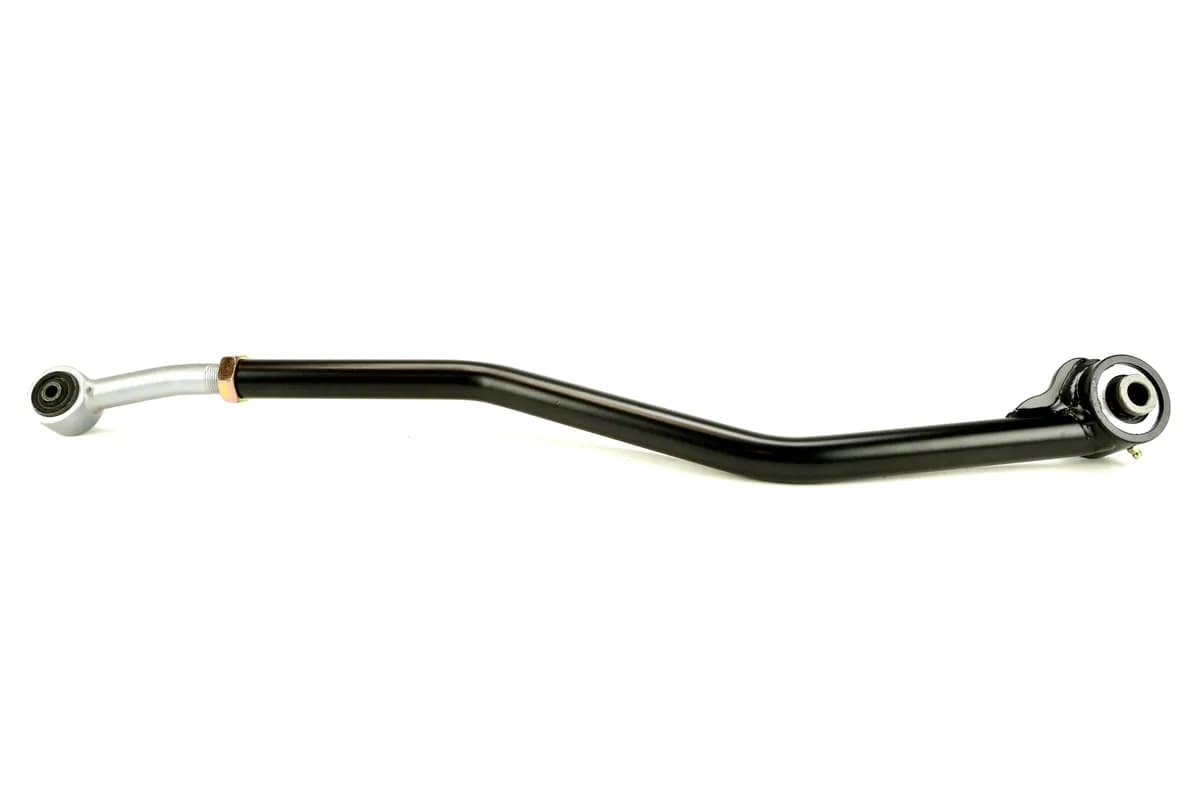 Johnny Joint Trac Bar 97-06 Wrangler TJ and LJ Unlimited/XJ/MJ Front Bolt-On Adjustable Greasable Chromoly Drilling Required Reuses Stock Housing Bolt RockJock 4x4
