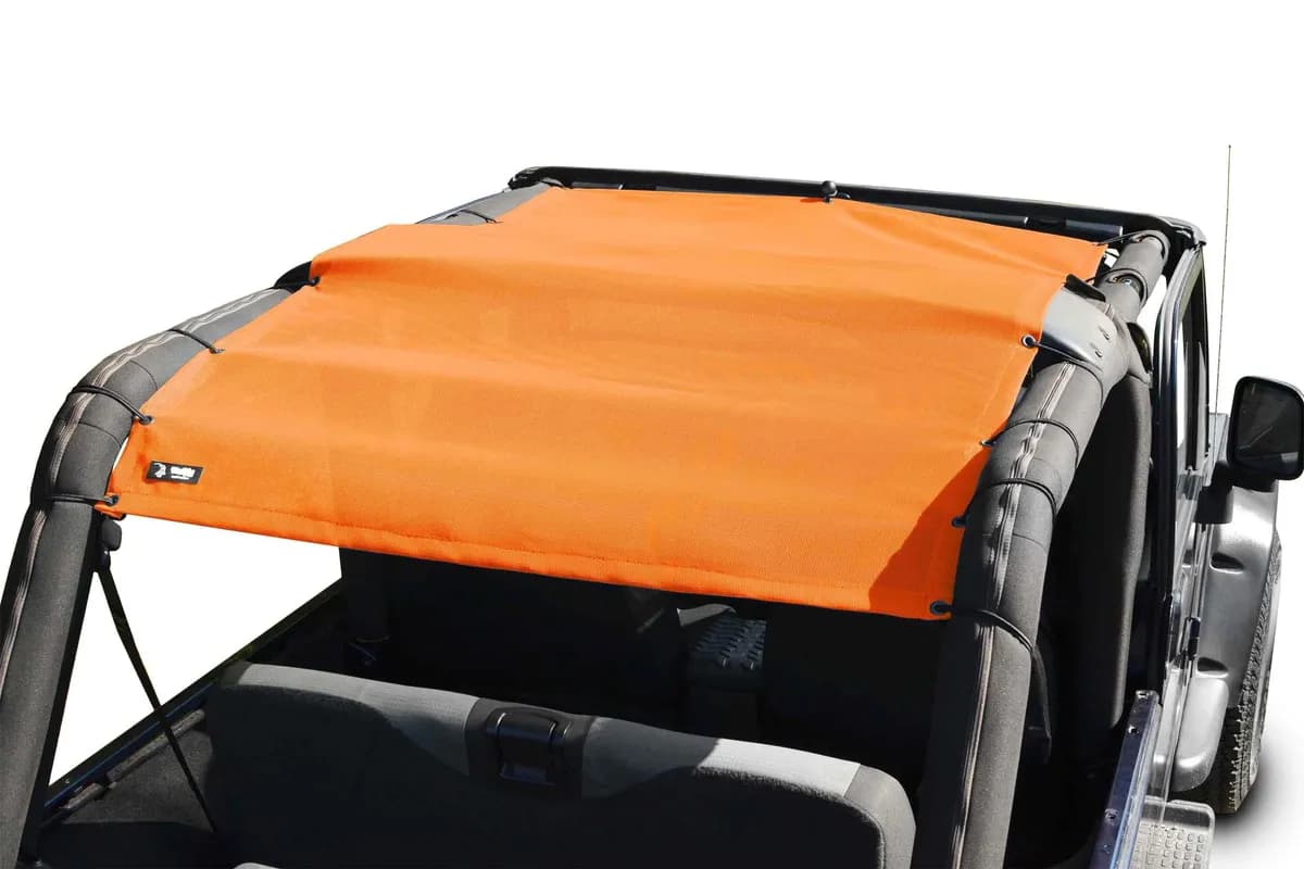 Steinjäger Tops and Covers Wrangler LJ 2004-2006 Fabric Teddy Orange Full Length