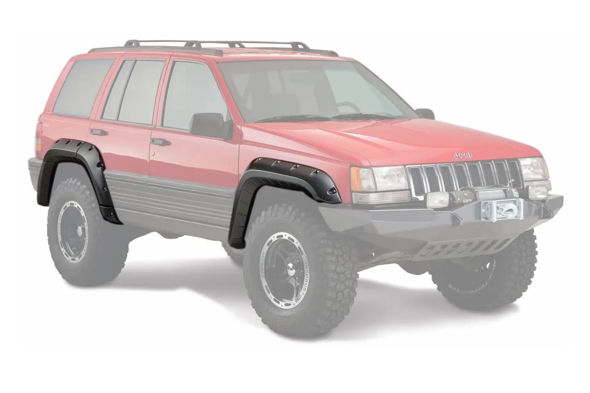 Jeep Cut-Out Fender Flare Set of 4, Dura-Flex(R) 2000 TPO Textured
