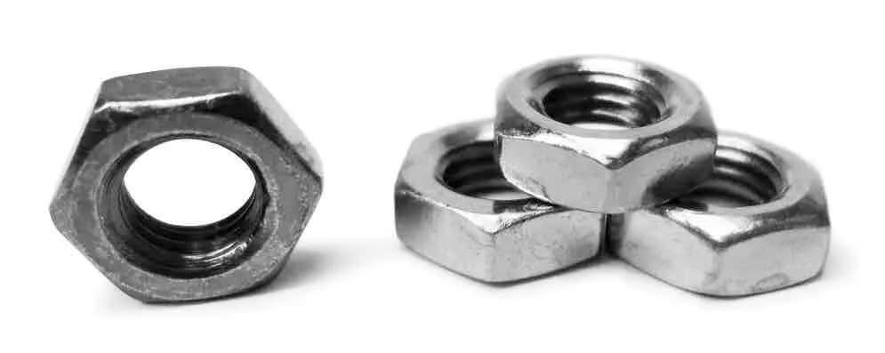 Steinjäger Nuts Bulk Jam Fasteners, Bulk 5/8-18 LH 4 Pack Grade 2 Plated Zinc Yellow