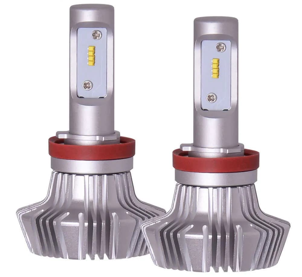 H11 Platinum LED Replacement Bulb; 25W; 6000K; 4000LM; Twin Pack;