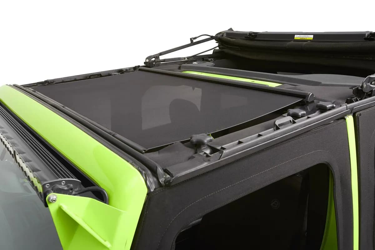 The SunScreen For Jeep '07-18 Wrangler JK (For Soft Top) Mesh Bestop
