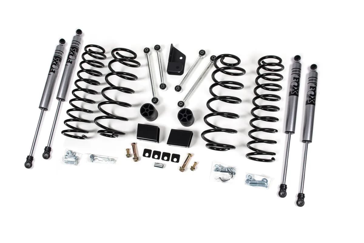 18-24 Jeep Wrangler JL 2 Door 3 Inch Lift Kit With Fox Adventure Shocks Zone Offroad