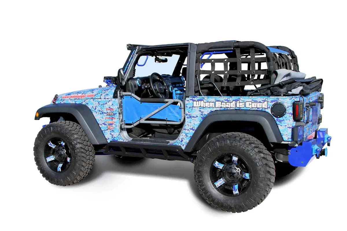 Steinjäger Armor Wrangler JK 2007-2018 Rock Sliders 2 Door Black