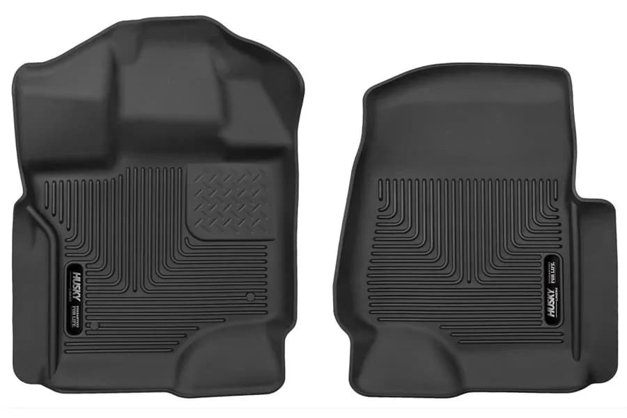 15c F150/F250/F350 Front Floor Liners Xact Contour Series Black