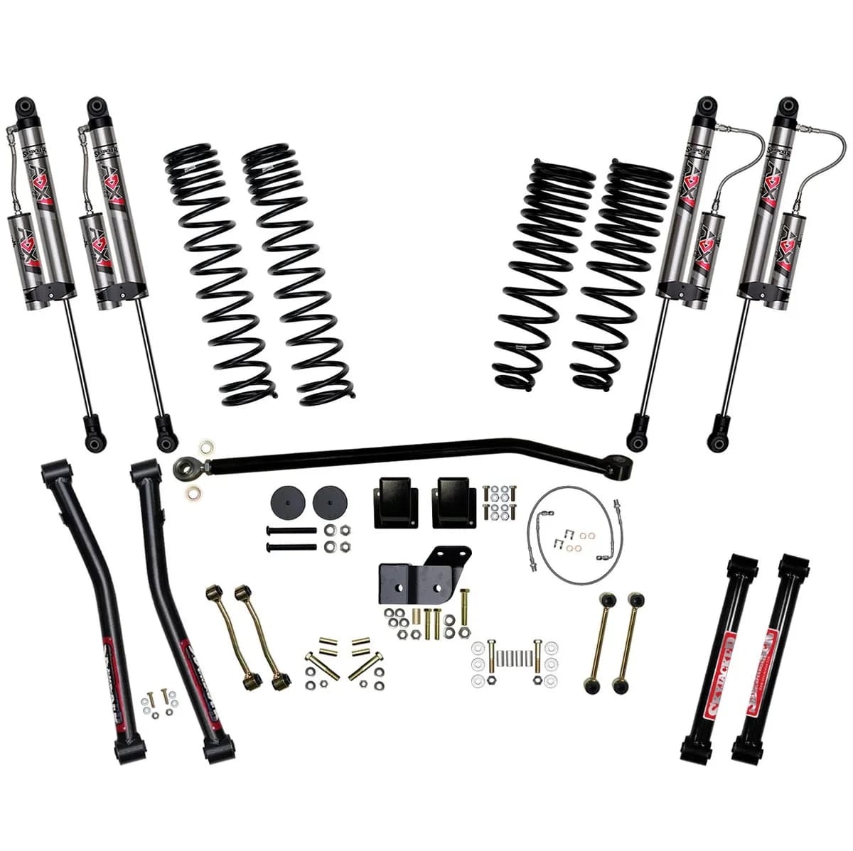 4.5 in. Lift Kit. Gladiator JT Rubicon. Gas Will Not Fit Diesel Models. Will Not Fit Mojave Models.