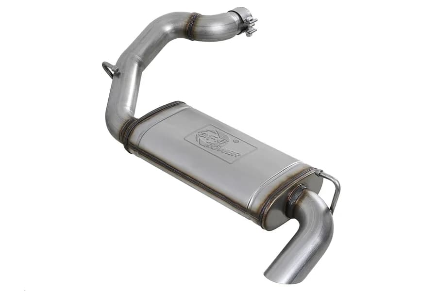 aFe POWER MACH Force-Xp 3in Axle-Back Hi-Tuck Exhaust System - JL 3.6L / 2.0L