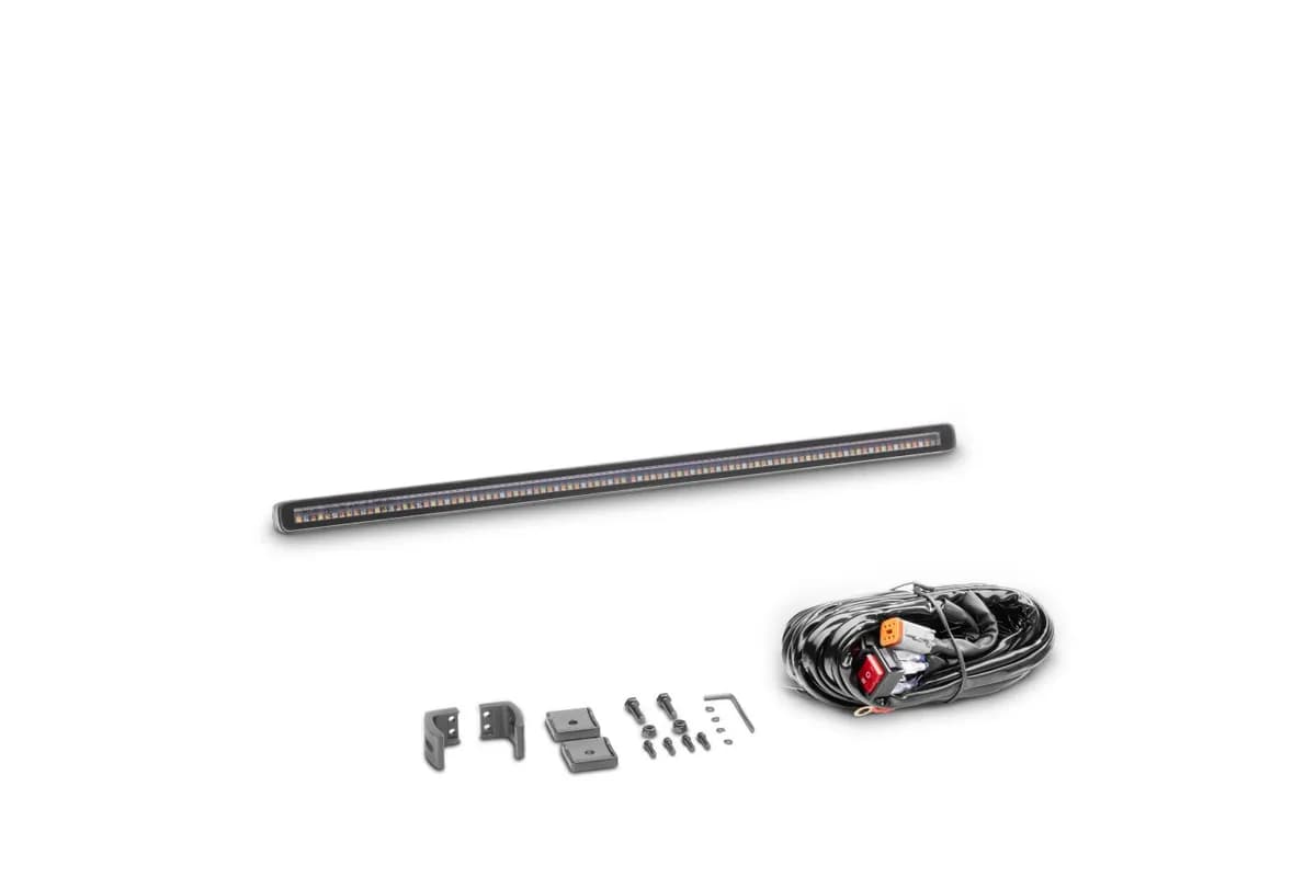 Go Rhino 750002014CBS Flash Series - 20 Multi-Function Slim LED Light Bar - White/Amber/Red