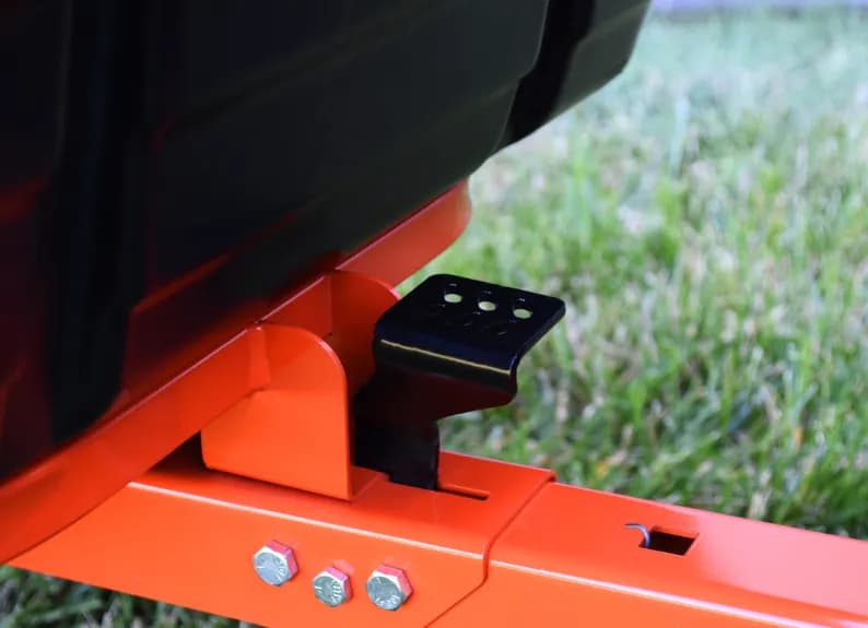 Agrifab Utility Poly Swivel Cart 12in Orange/Black