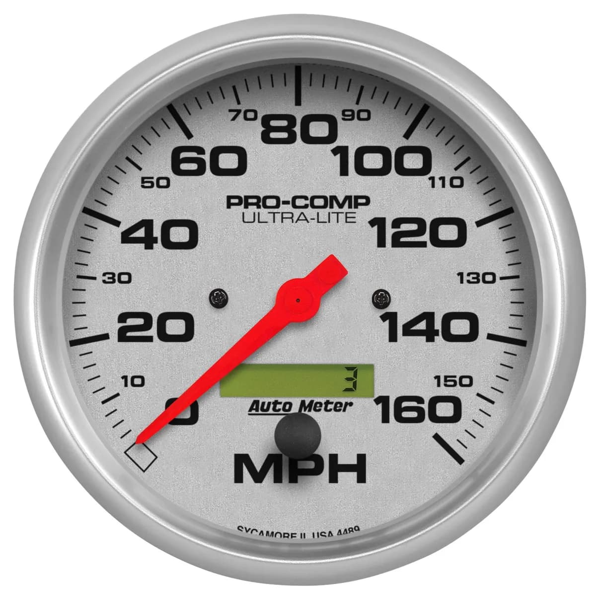 5in Speedo 160 Mph in Dash Elec Ultralite