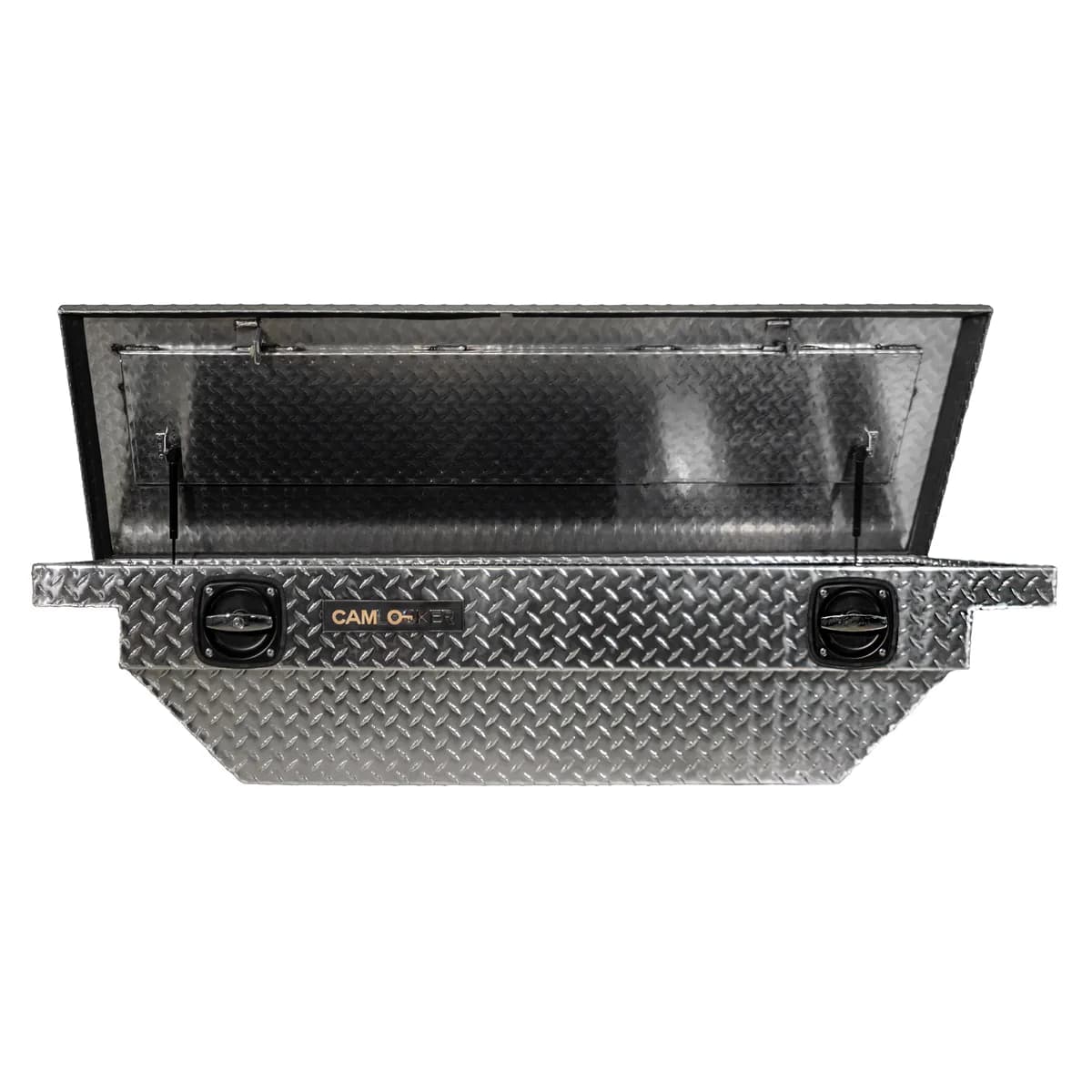 CamLocker S60LPBLRL 60 Tool Box - Low Profile Lid - Beveled Corners - with Rail - Polished