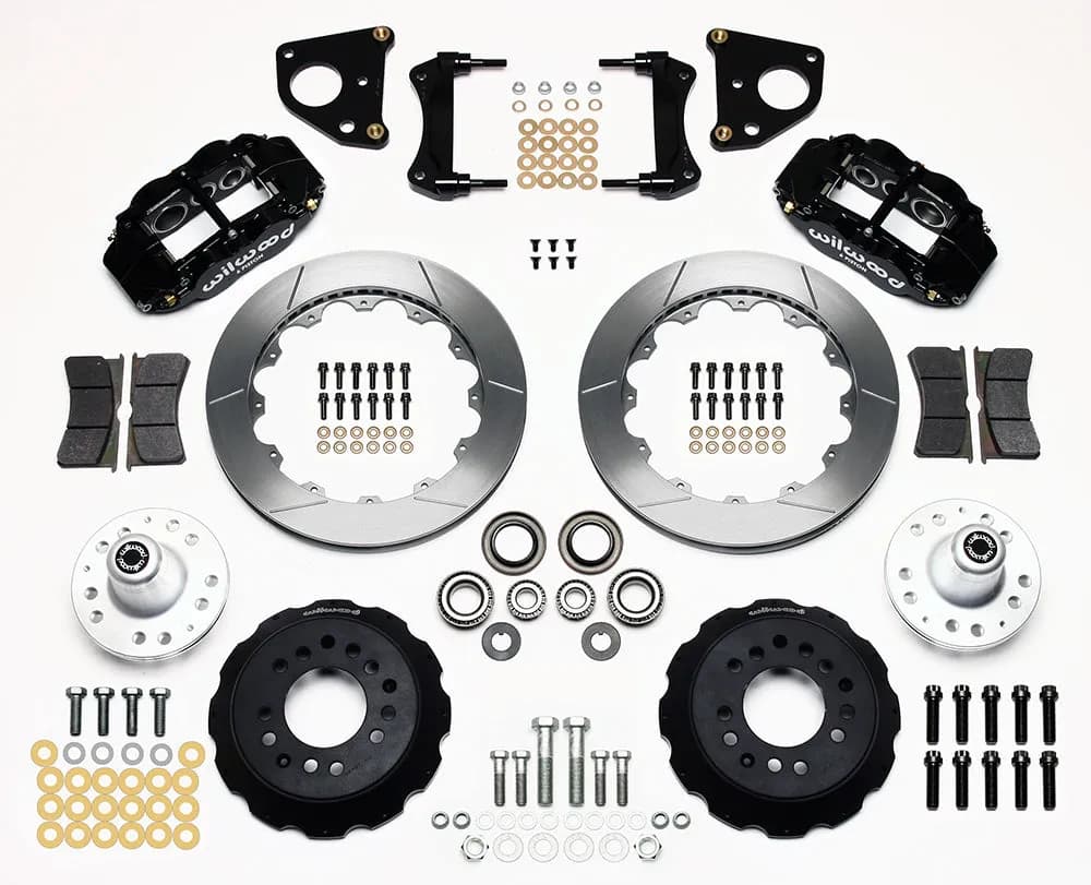 1962 - 1972 Dodge, Plymouth Forged Narrow Superlite 6R Big Brake Front Brake Kit (Hub) - 140-10815