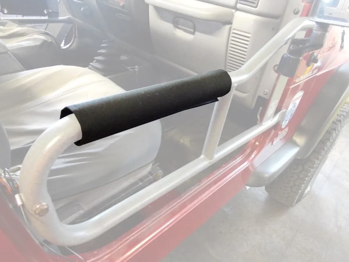 Steinjäger Doors Wrangler TJ 1997-2006 Trail, Tubular Style Arm Rests Front Black
