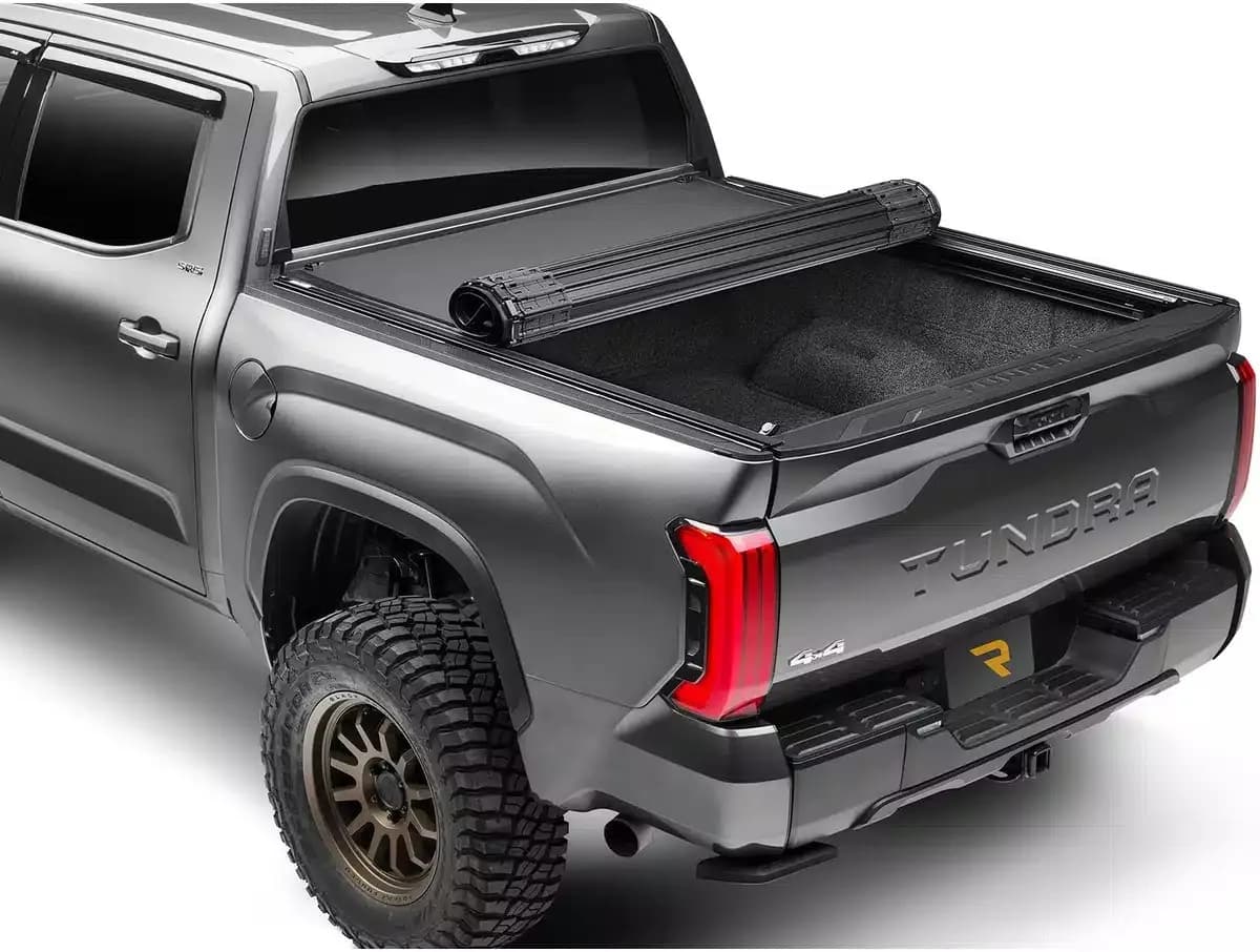 0721 Tundra W/O Deck Rail 5.7ft Bed W/O OE Track System Revolver X4s Tonneau W/Tslot Rails