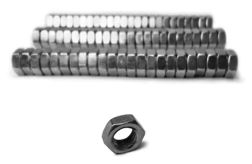 Steinjäger Nuts Bulk Jam Fasteners, Bulk 7/8-14 LH 72 Pack Grade 2 Plated Zinc Silver