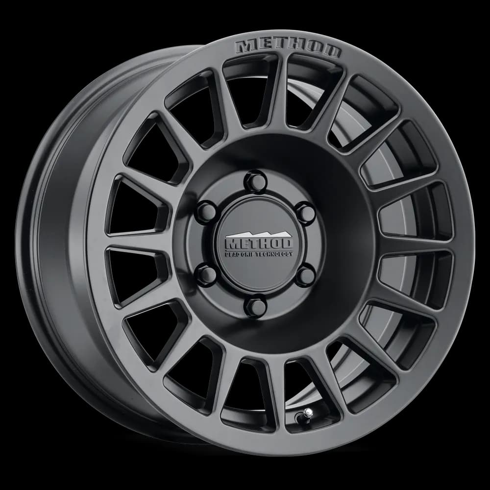 Aluminum Wheels 17x8.5 Bead Grip MR707 Bolt Pattern 5 On 150 Offset 0 Lip Size 0 Matte Black MB Method