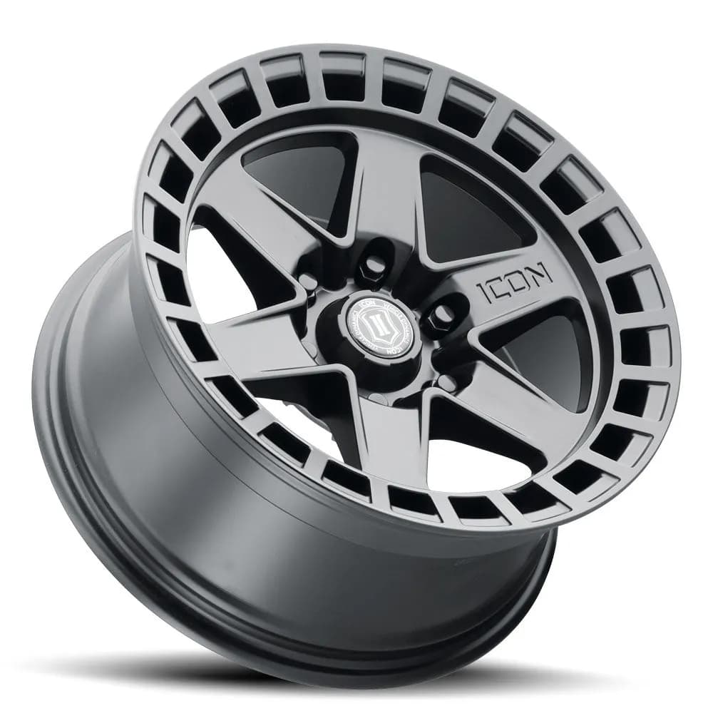 Icon Alloys Raider Sat Blk17 X 8.5/6 X 5.5/0 Mm/4.75in Bs
