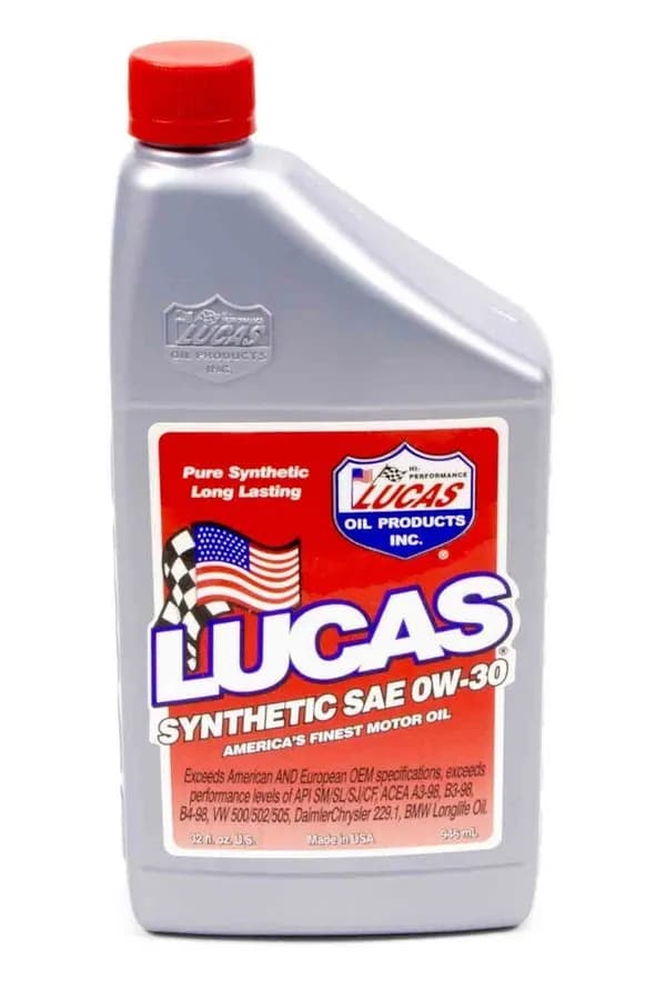 Synthetic SAE 0w30 Motor Oil 1 Quart Case of 6