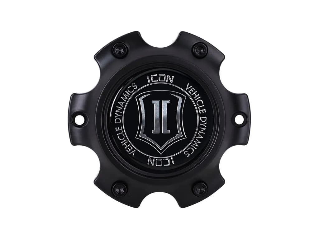ICON Alloys Low-Profile Center Cap, Compression/Rebound/Bandit Wheel, 6 x135 Bolt Pattern