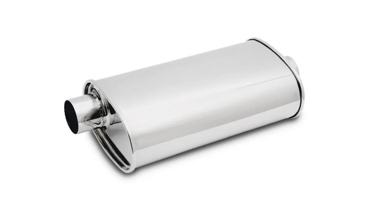 STREETPOWER Oval Muffler; Oval; 3.5 in. Inlet ID; 5 in. H; 9 in. W; 15 in. Body L; 20 in. Overall L; 3.5 in. OD; Center/Offset Location;