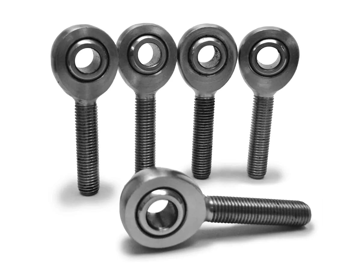Metric Male Steel Housing, PTFE Race M14 x 2.00 RH 5 Pack