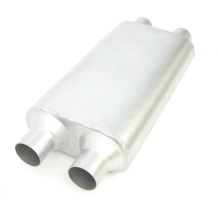 Thrush Welded Muff Dual Inlet Dual Outlet