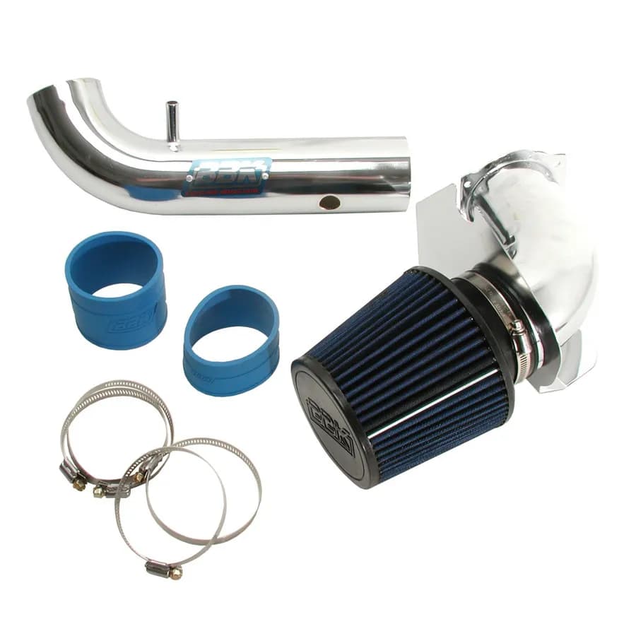 Bbk 1994-1998 Mustang 3.8l v6 Cold Air Intake (Powder Coated Chrome)