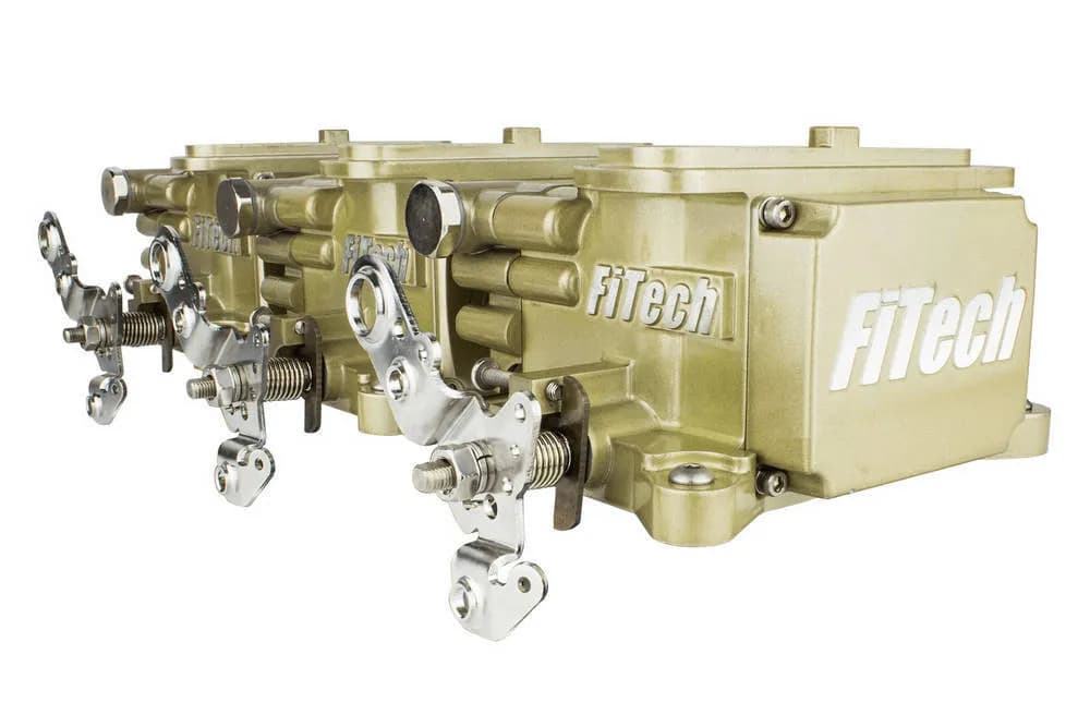FiTech - Go EFI 3x2 Tri Power 600 HP Classic Gold EFI System