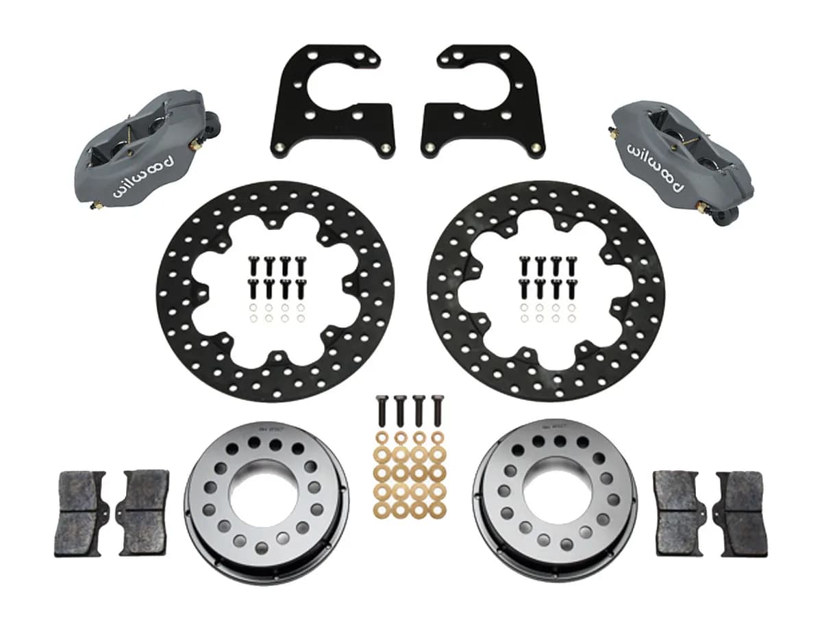 Wilwood FDL Rear Drag Kit Drilled Rotor Big Ford 2.50in Offset