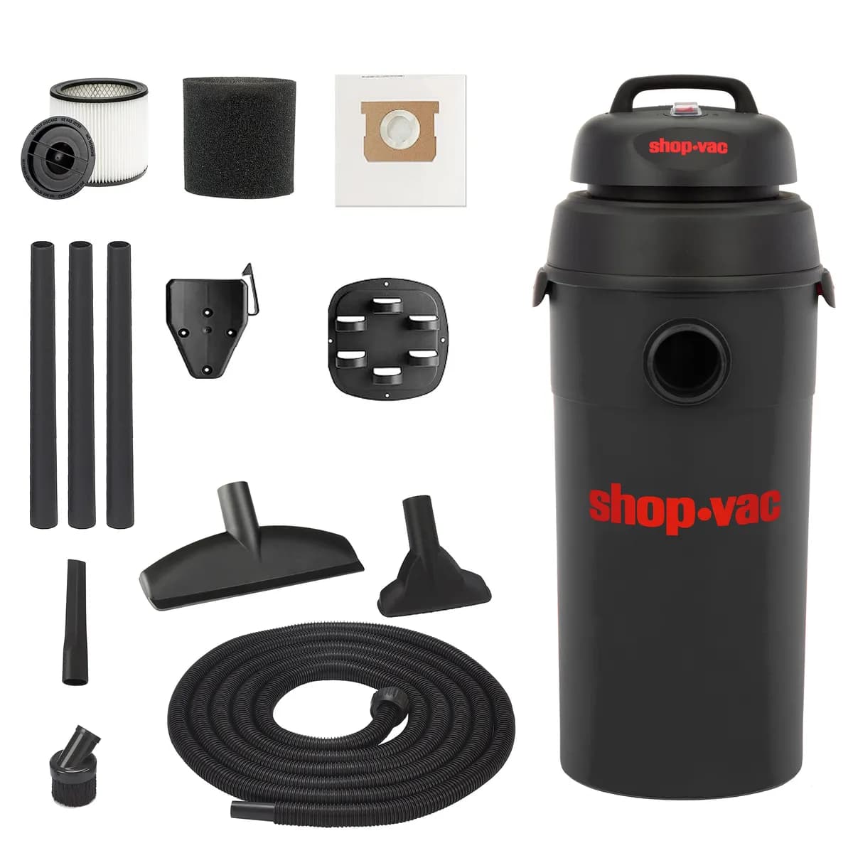 Hangup Wet/Dry Vac 5.5 Php 5 Gallon Black