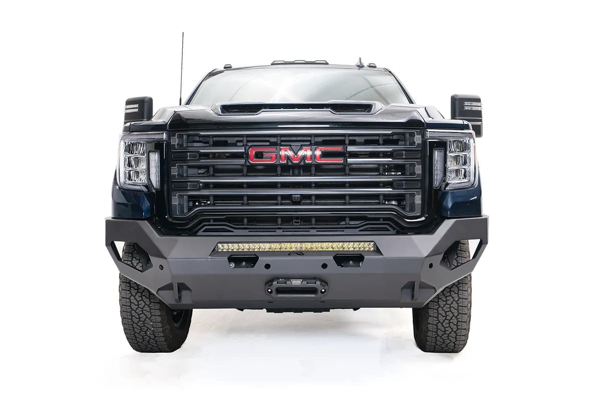 20c Sierra 2500/3500 HD Matrix Front Bumper w/ no Guard