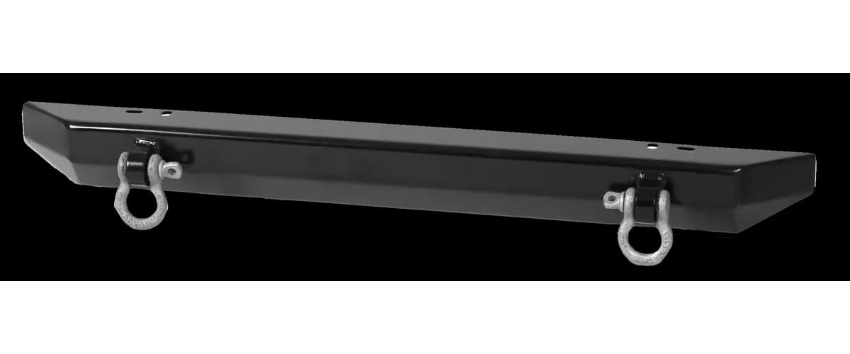 Jeep CJ5 / CJ7 / CJ8 / YJ / TJ / LJ Stubby Front Bumper w/ D-Ring Mounts
