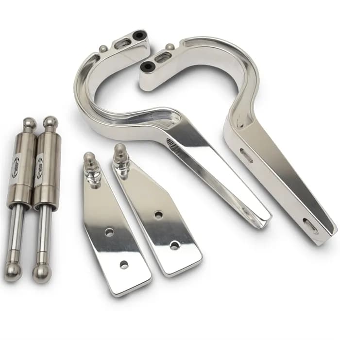 Billet Trunk Hinges Polished
