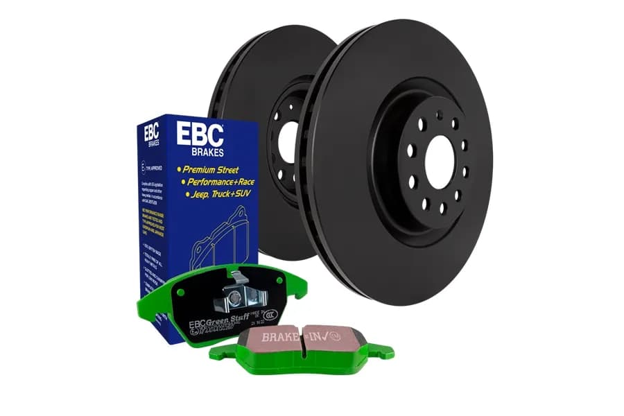 S14 Kits Greenstuff and RK Rotors SUV; Front; FMSI Pad No. D1273; Vented; 5 Bolt Holes; 302mm Dia.; 55mm Height; 28mm Thick; 72.1mm Center Hole Dia.;