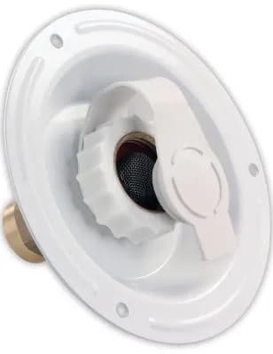 City Water Dish Metal White Fpt