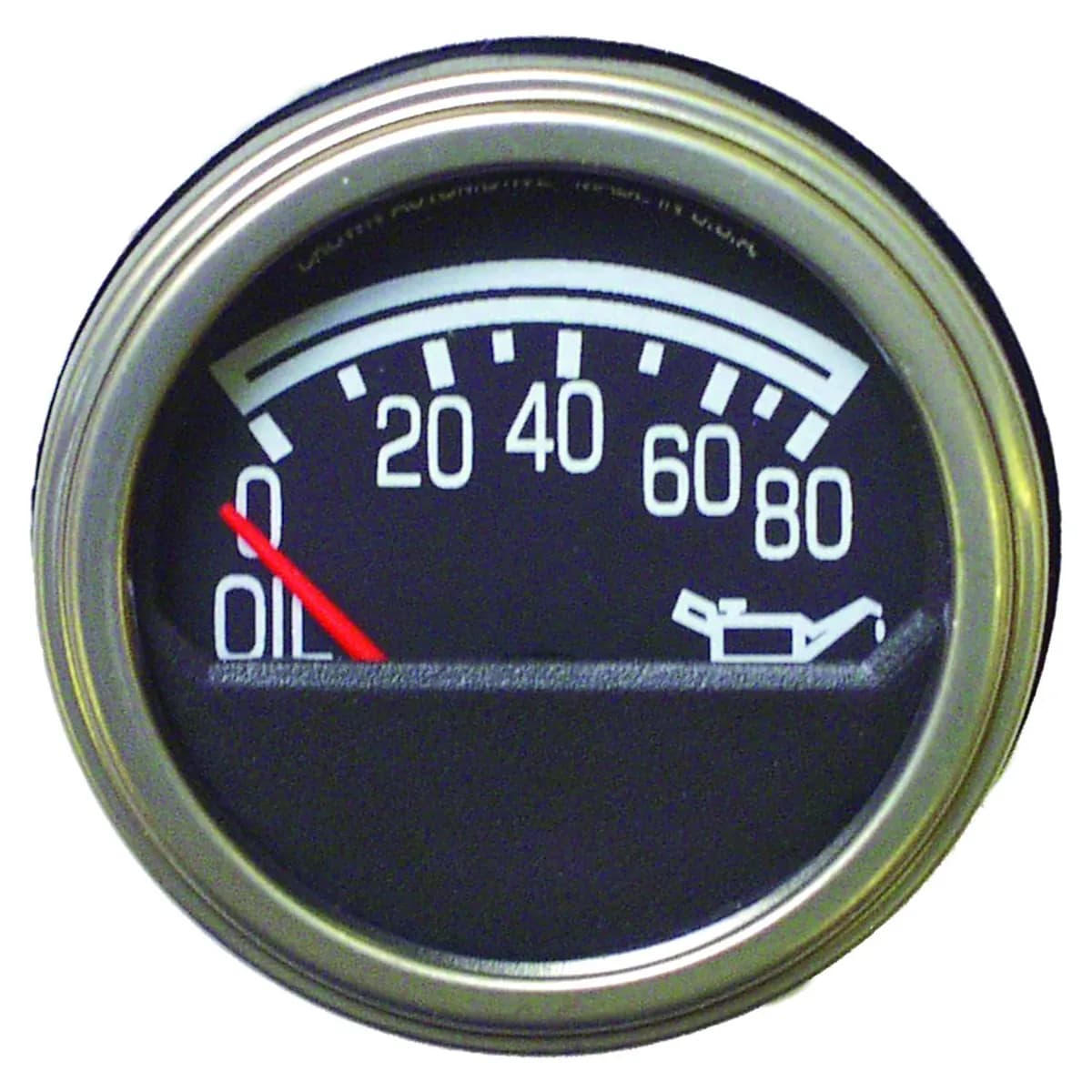 Crown Automotive Jeep Replacement J5750279 Oil Pressure Gauge for 1979-1986 Jeep CJ-5, CJ-7, CJ-8 w/ 3 Threaded Studs