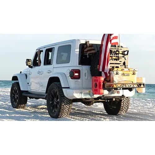 rucRak GRUNT Cargo Carrier & Bike Rack — Jeep Wrangler JK (2007–2018)