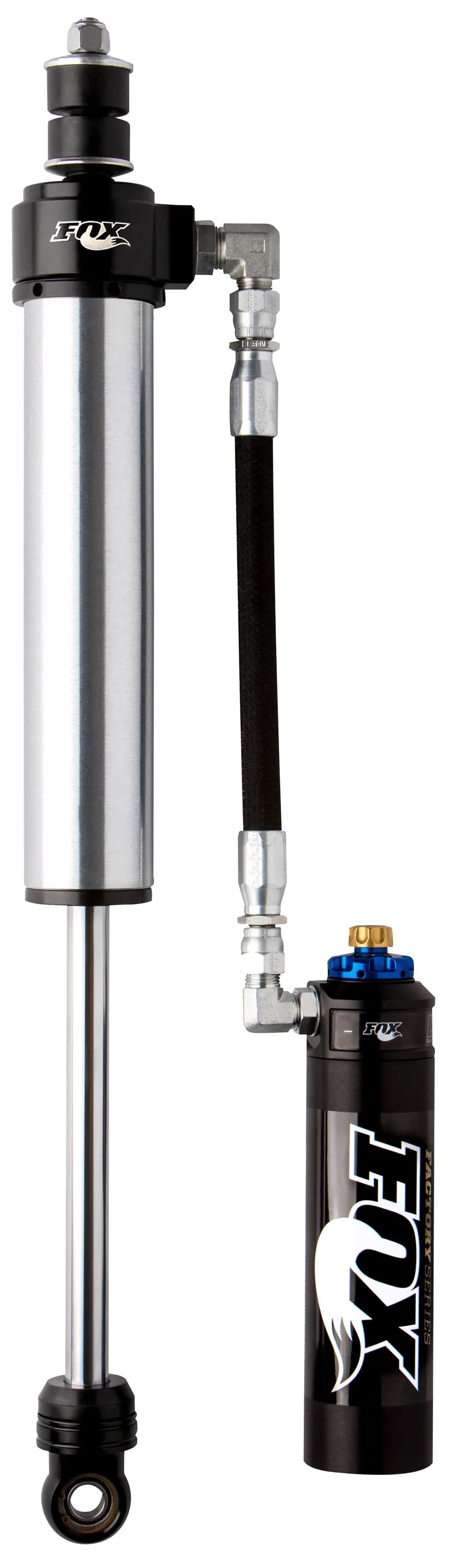 05-Up Ford F-250/F-350 Superduty Front Factory Race 2.5 Remote Reservoir 8.8 Inch 2-3.5 Inch Lift Dual Speed Compression Adjuster Fox Offroad Shocks