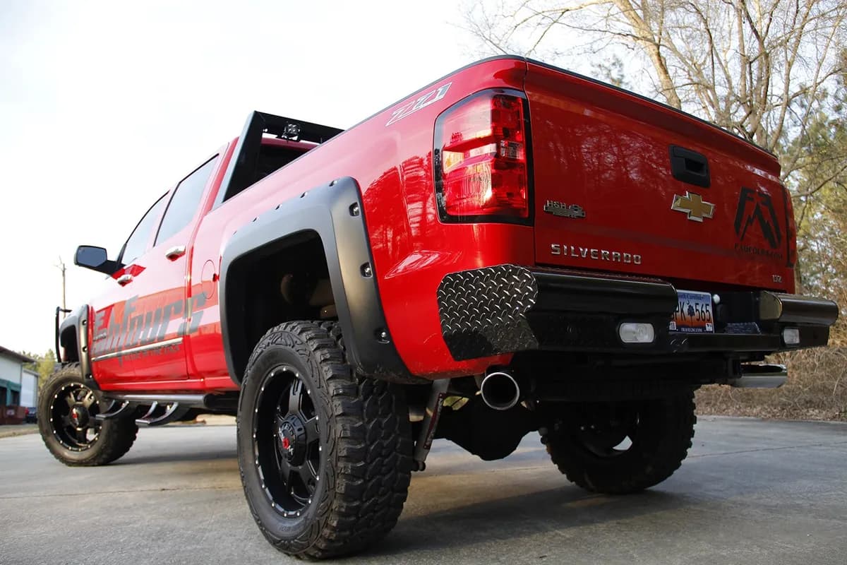 Black Steel Front Bumper • Chevrolet Silverado 1500 / GMC Sierra 1500