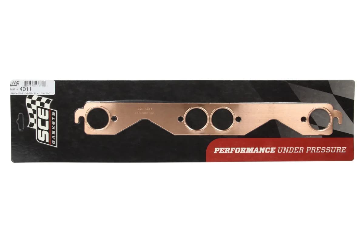 Pro Coppr Embssd Exh. For Sbc 1.6 Rnd Tube Headers