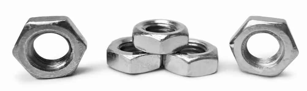 Steinjäger Nuts Bulk Jam Fasteners, Bulk M20 x 1.50 RH 5 Pack Class 4 Plated Zinc Silver