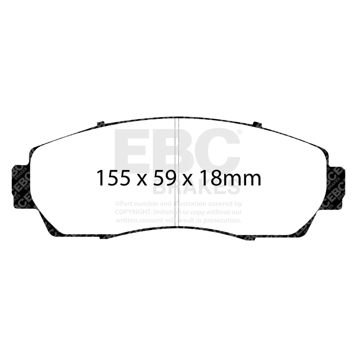 S15 Kit Extra Duty and USR Rotors; Front; FMSI Pad No. D1089; Vented; 5 Bolt Holes; 296mm Dia.; 47.3mm Height; 28mm Thick; 64.1mm Center Hole Dia.;