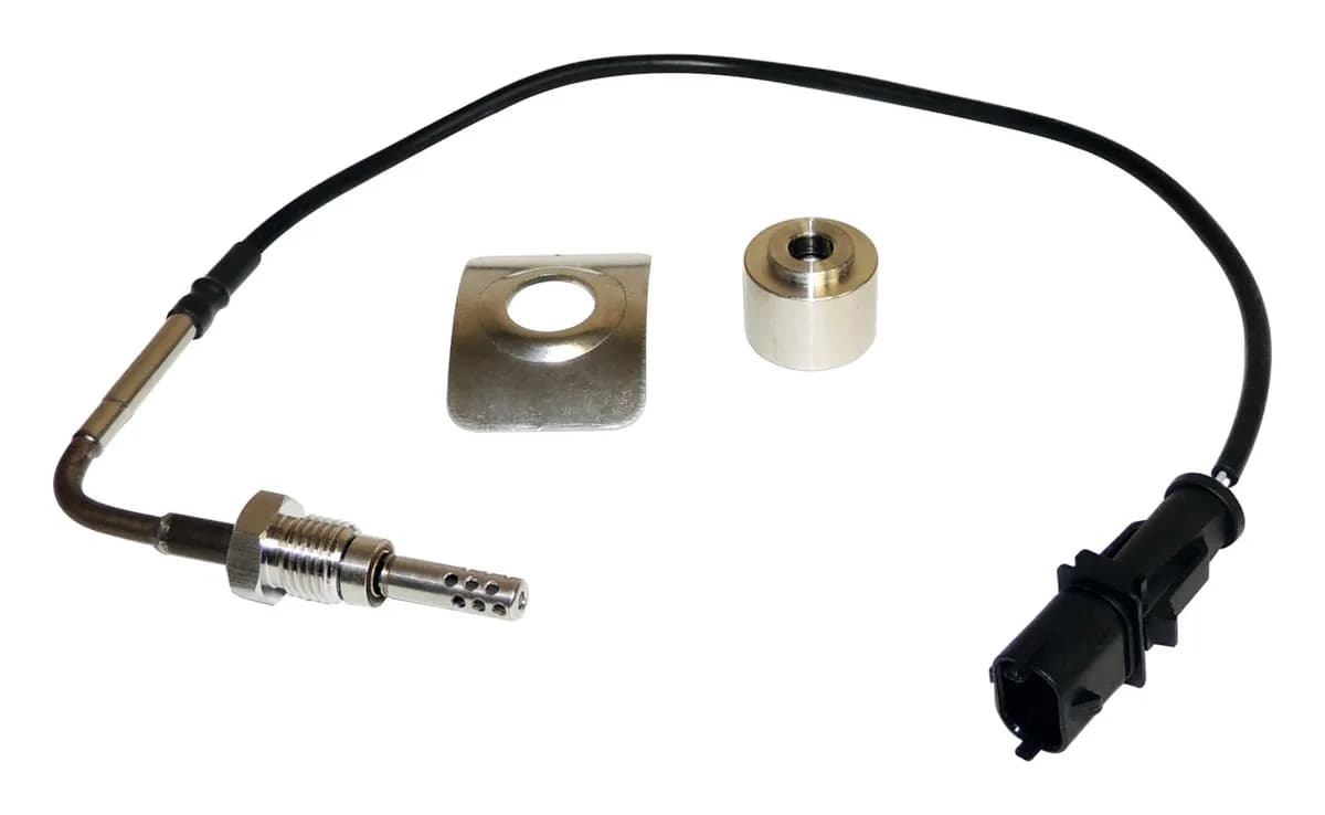 Exhaust Temperature Sensor; Black; Stainless Steel/Plastic/Rubber/Copper; Upper;