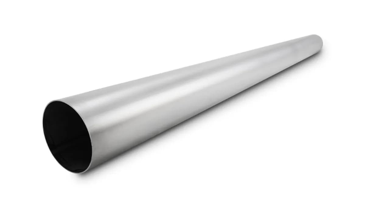 Straight Stainless Steel Tubing; 1.5 in. OD; 39.375 in. Length; 0.065 in. Tube Thickness; 321 Stainless Steel; 16 Gauge Wall Thickness;