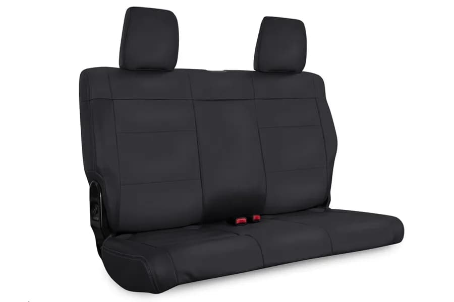Rear Seat Cover for 08-10 Jeep Wrangler JKU 4 Door All Black PRP Seats