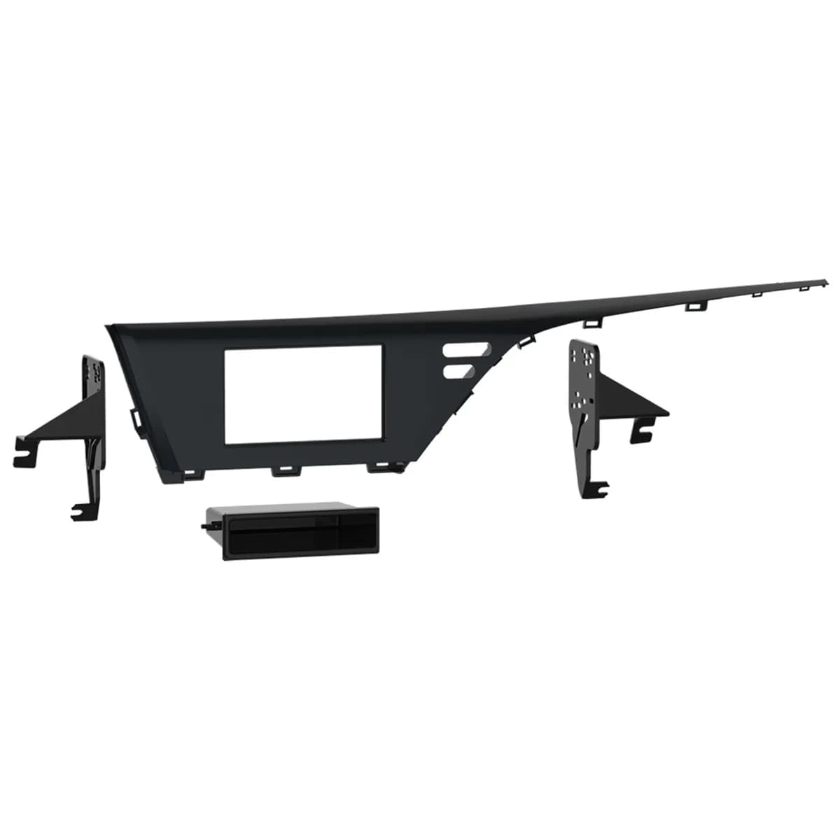 Radio Installation Kit; ISO DIN Radio Provision; w/Pocket And Manual Climate;