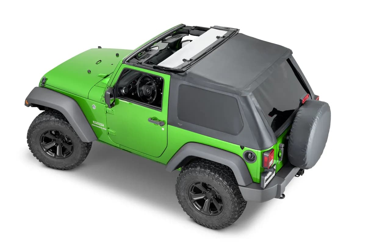 SkyMaster Fastback Complete Top 07-18 2Dr JK Wrangler Black Diamondl MasterTop