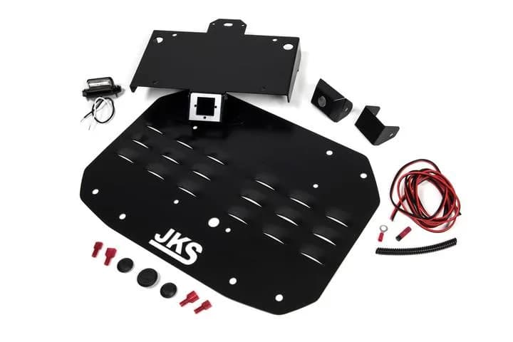 Tailgate Vent Cover with License Plate and Camera Mount Wrangler JL JKS Manufacturing